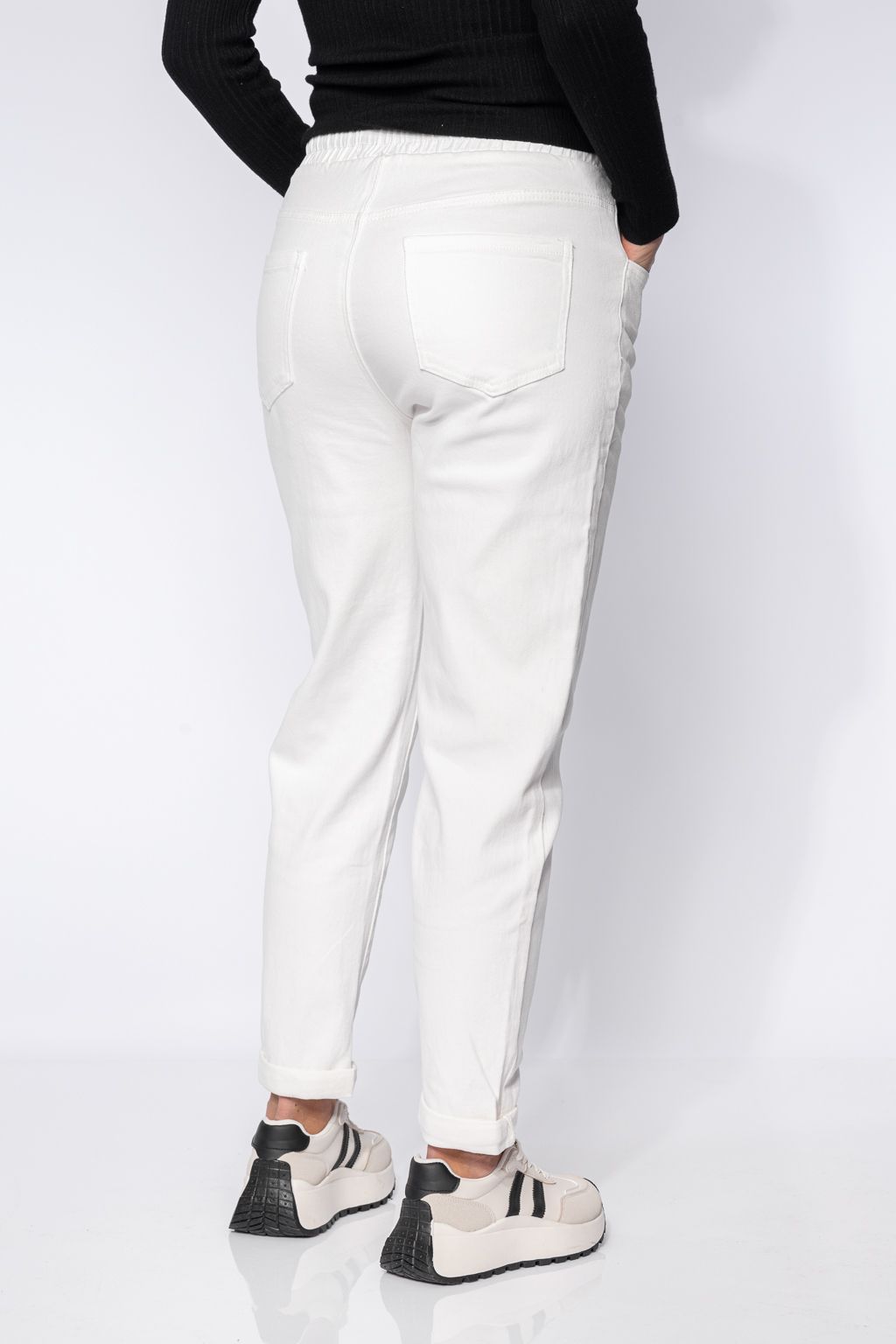Blugi MomFit Dama Zoe Crem #A610