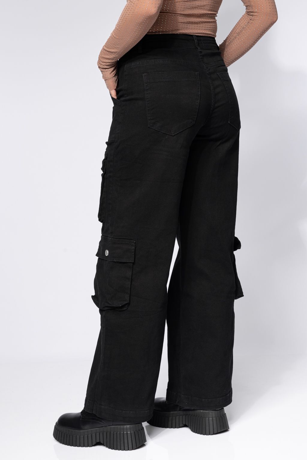 Blugi Tip Cargo Dama Miki Negri #A643