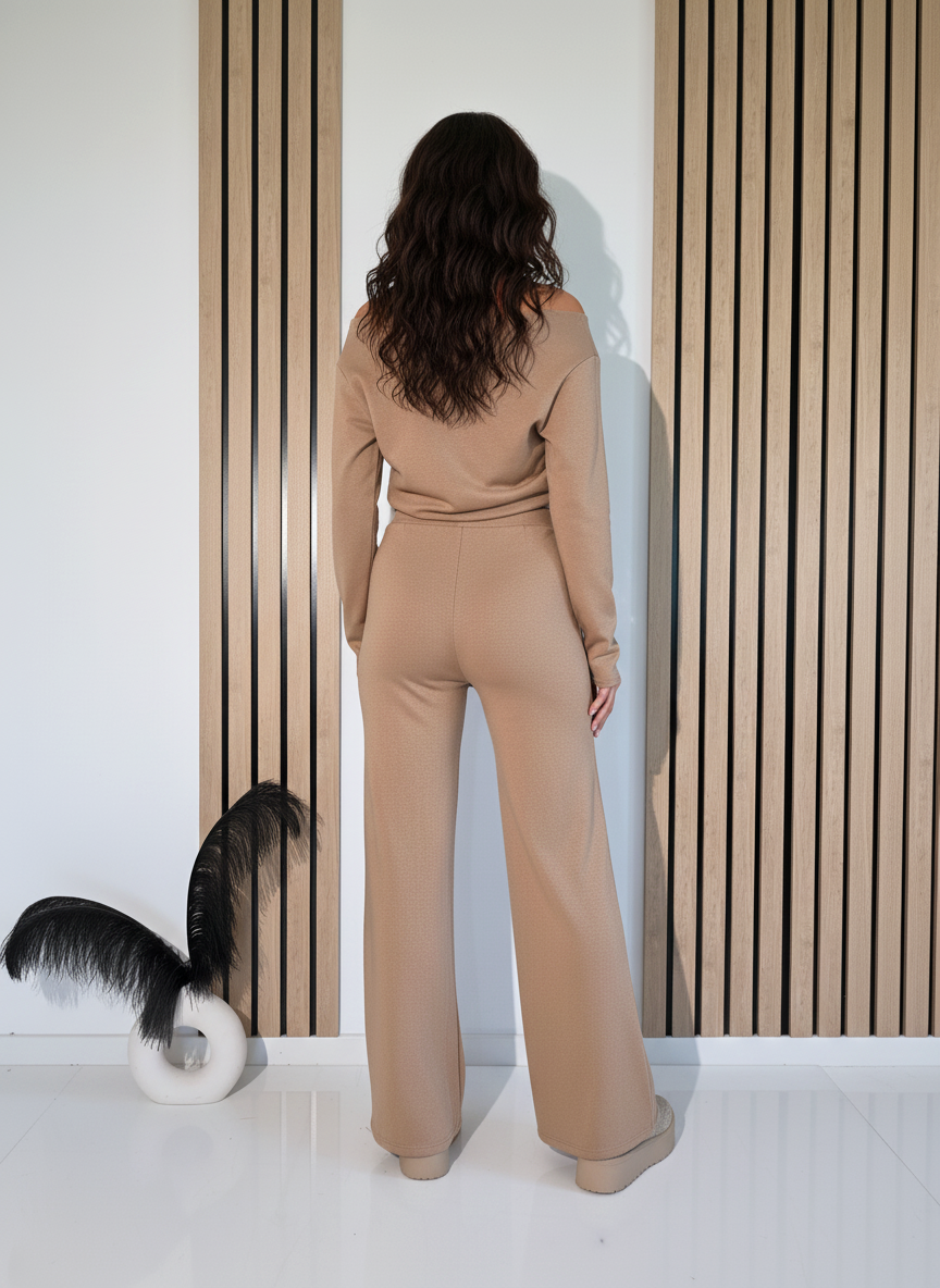  Compleu Dama maro Flori 2 piese vatuit #A1261