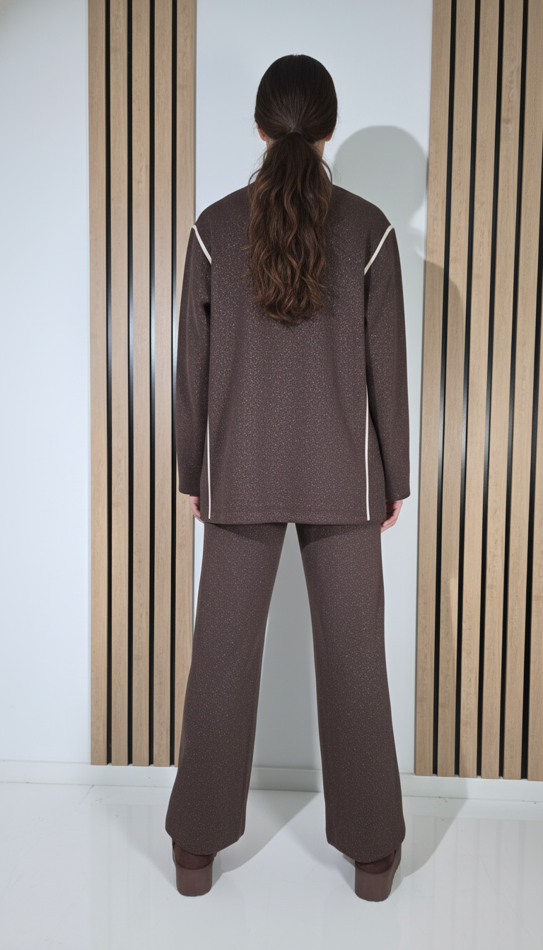  Compleu Dama maro Isabella 2 piese tricot #A1274