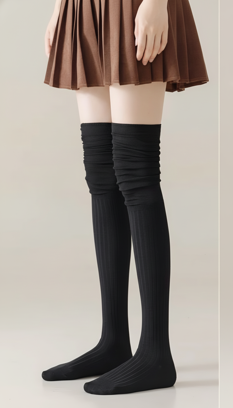 Ciorapi lungi dama negri Alis #A1300