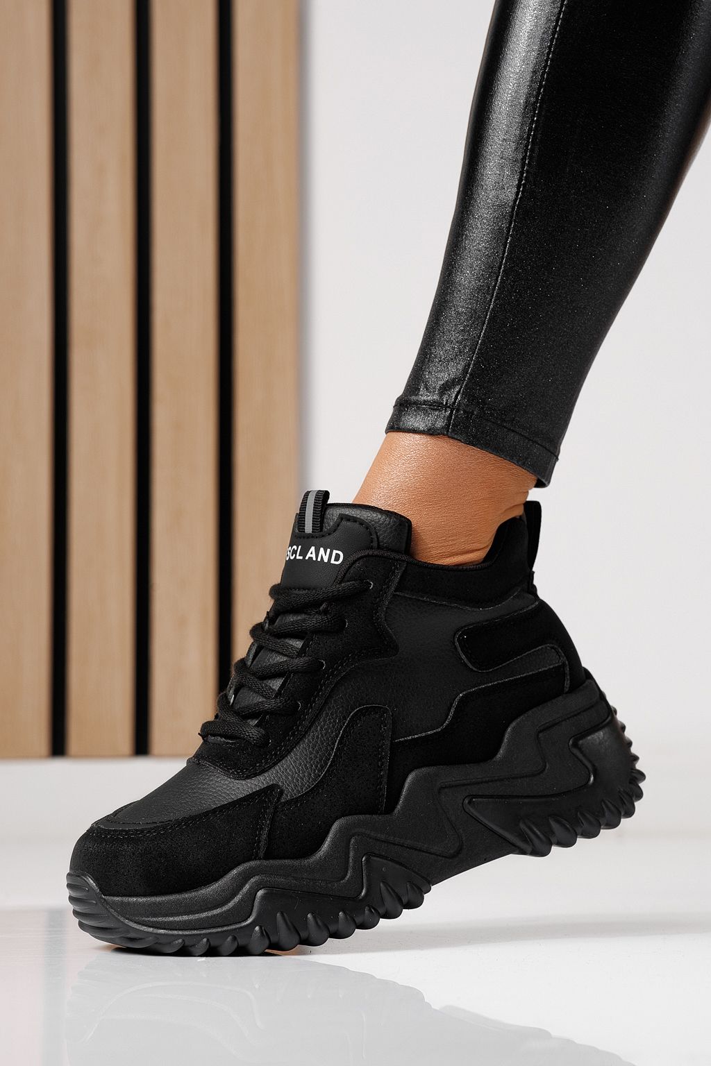 Adidasi dama negri din piele ecologica Maya #24159