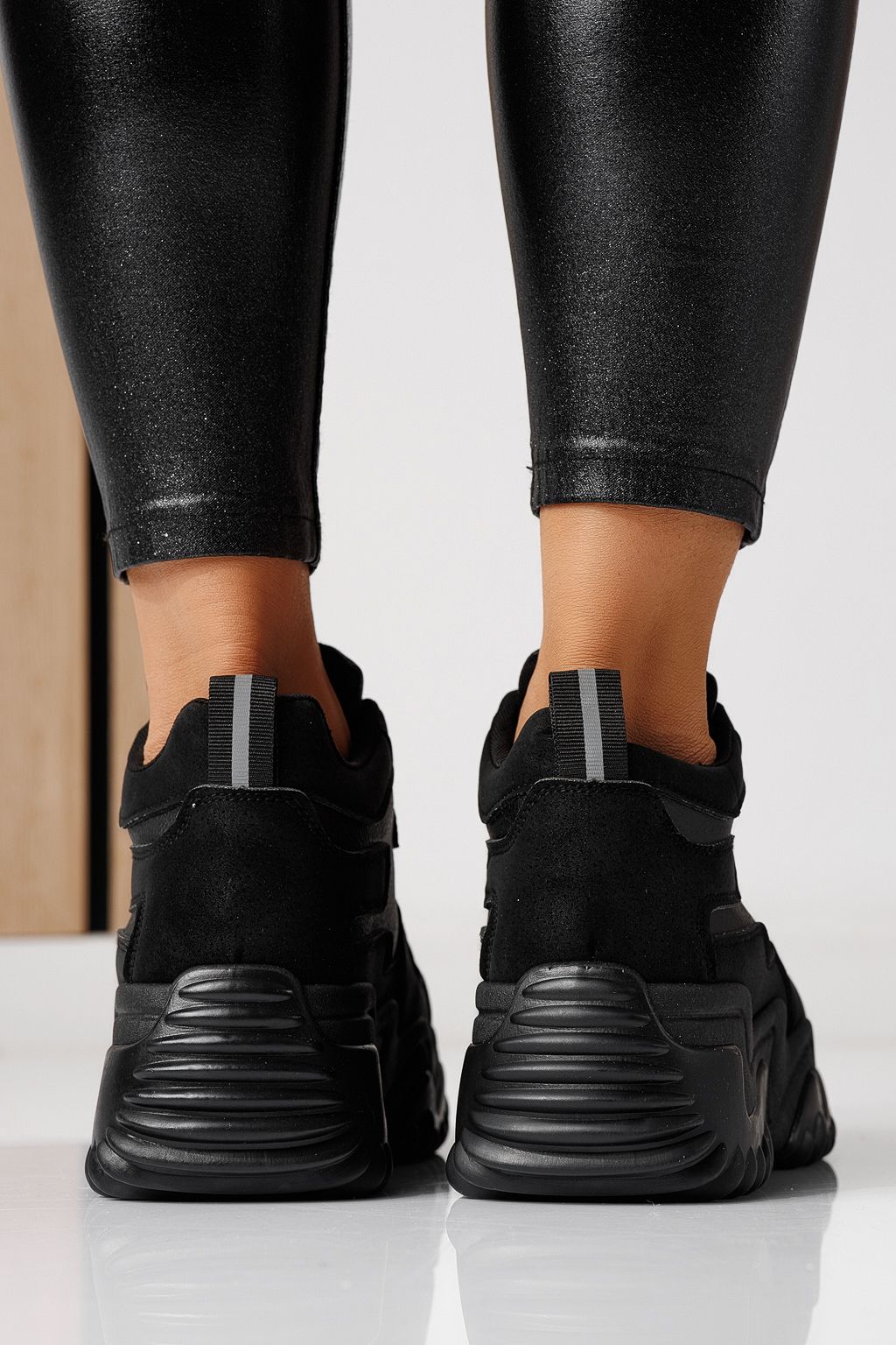 Adidasi dama negri din piele ecologica Maya #24159