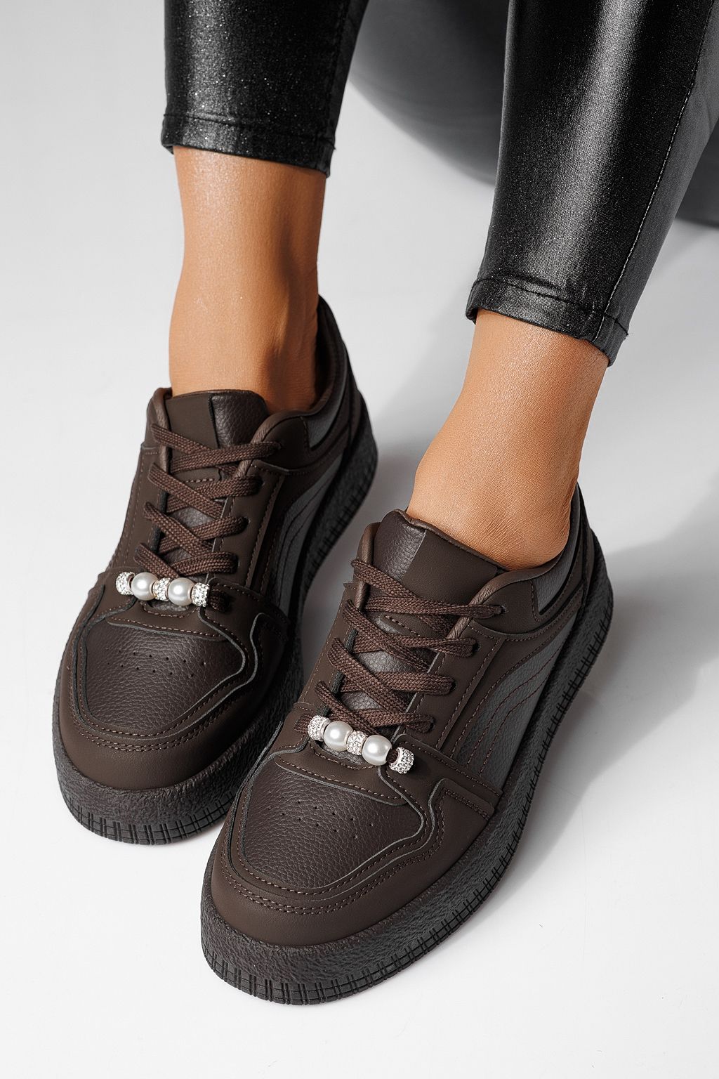 Adidasi dama maro din piele ecologica Oana #24172