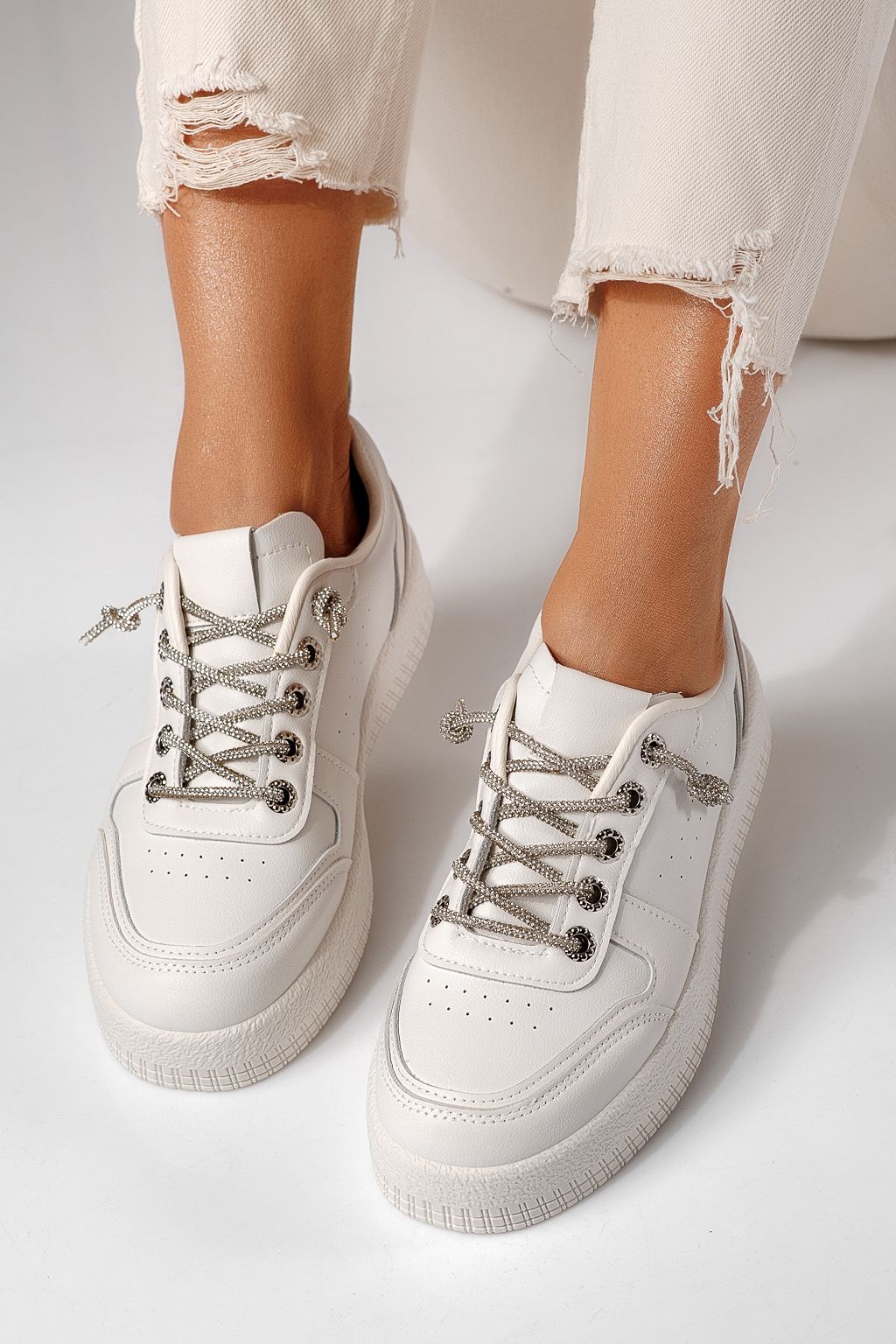 Adidasi dama bej din piele ecologica Nicole #24164