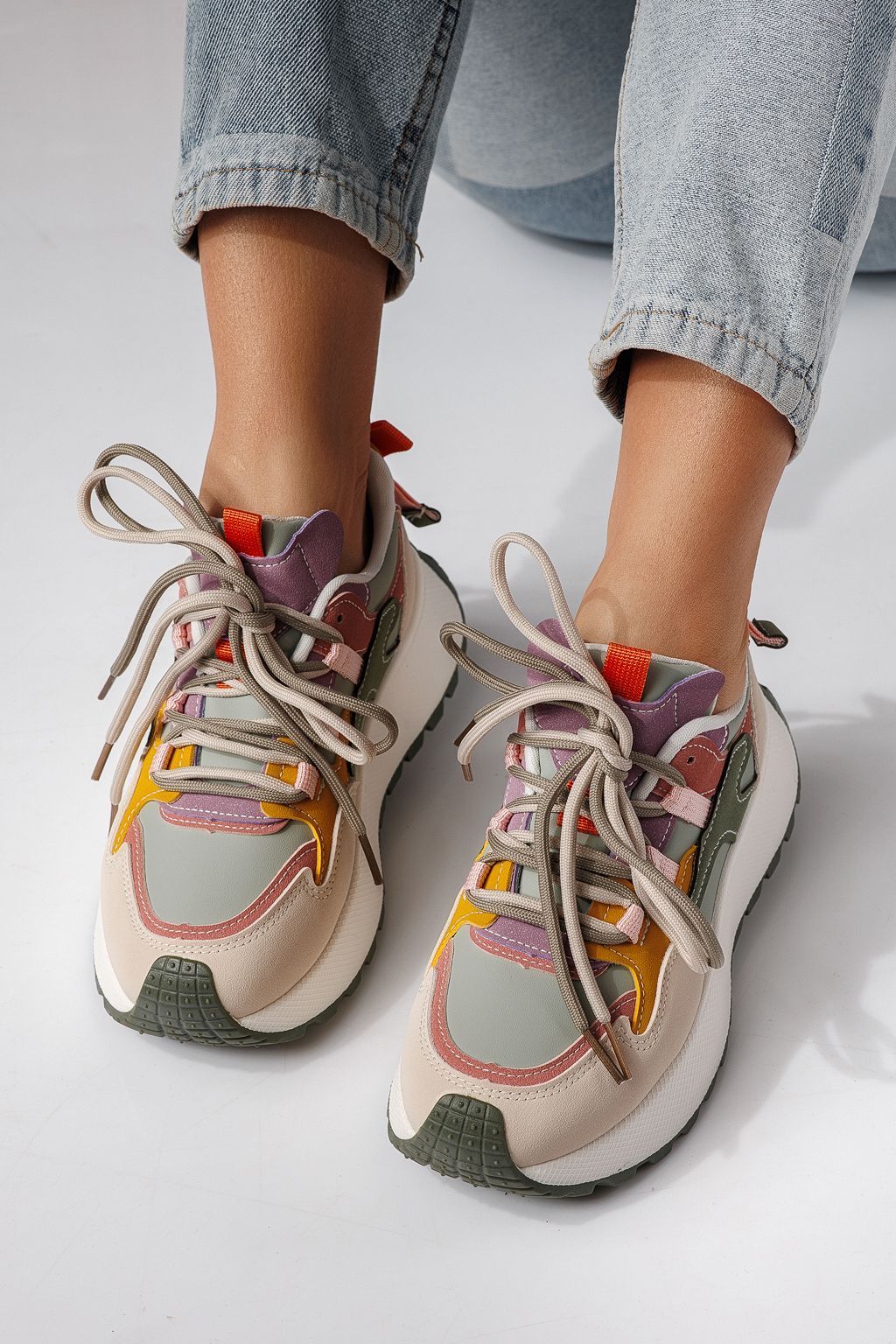 Adidasi dama verzi din piele ecologica Missy #24241