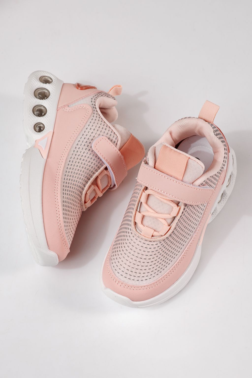 Adidasi copii roz din material textil Victoria #24358