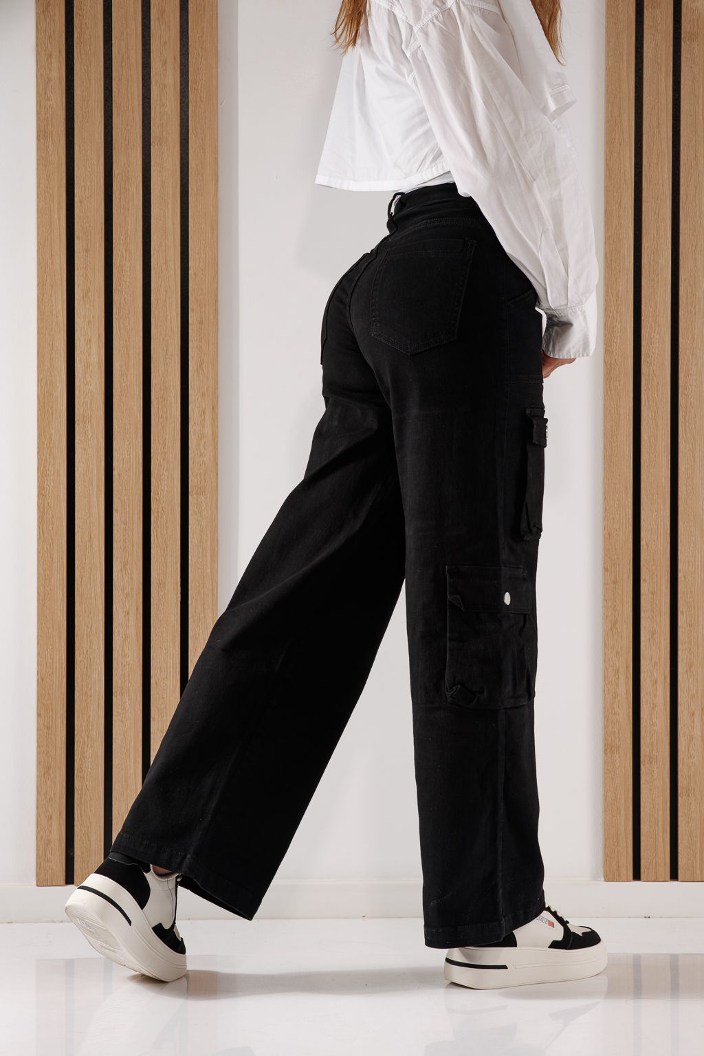 Blugi Tip Cargo Dama Miki Negri #A643