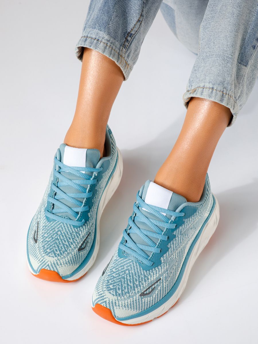 Adidasi dama verzi din material textil Luisa #24560