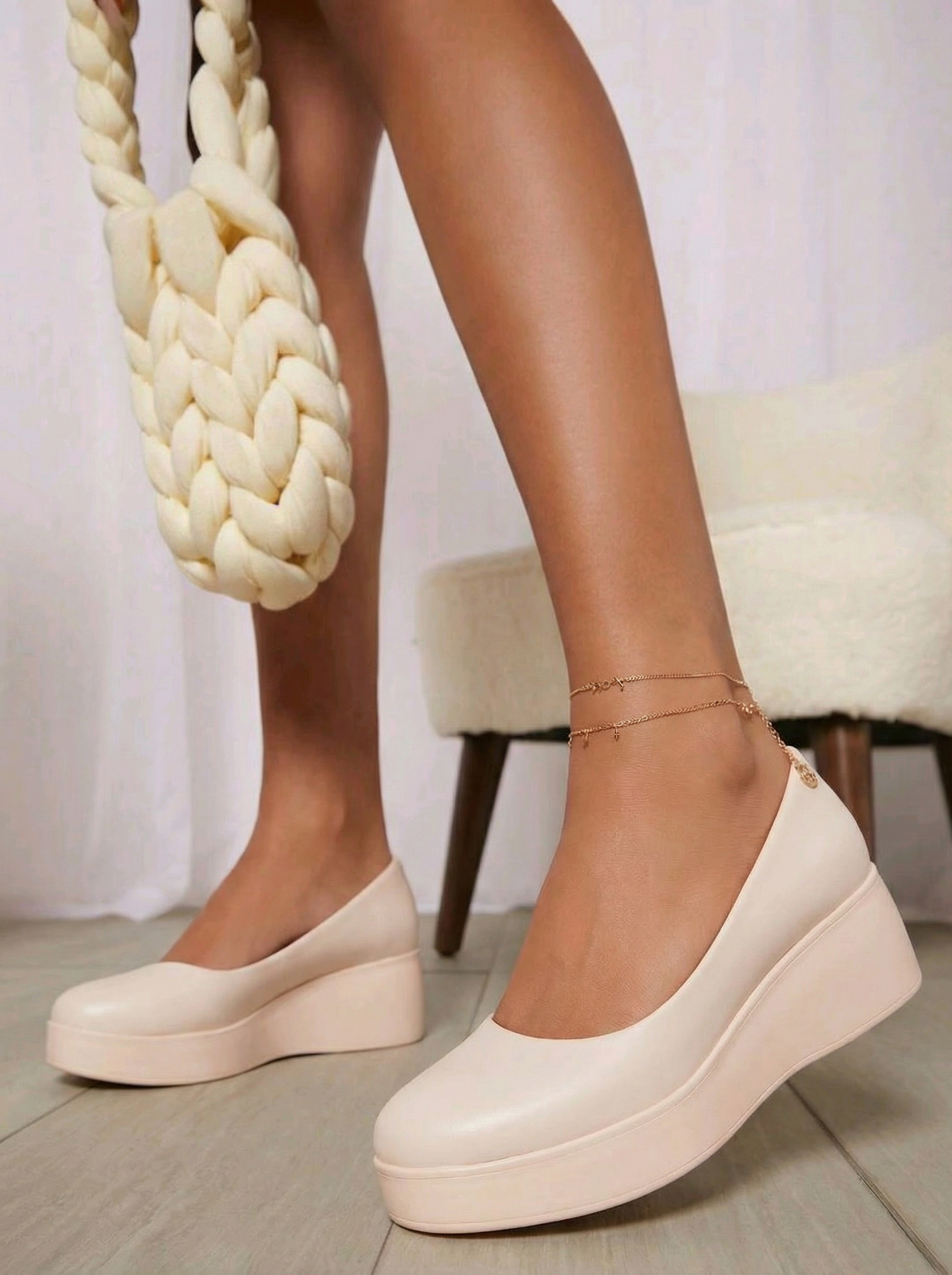 Pantofi Casual Dama Heaven Bej #9134