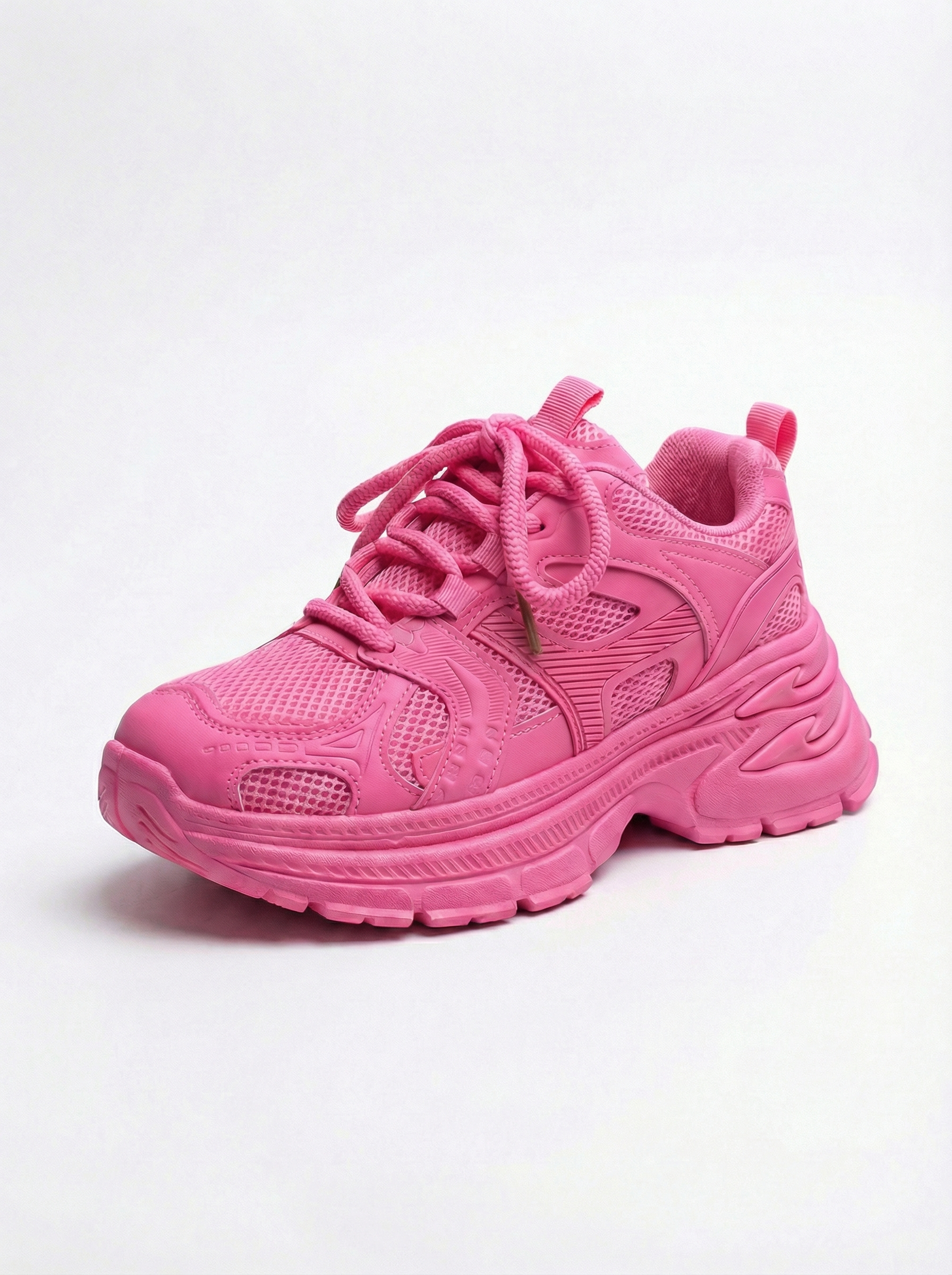 Adidasi dama roz din piele ecologica Amber #24524