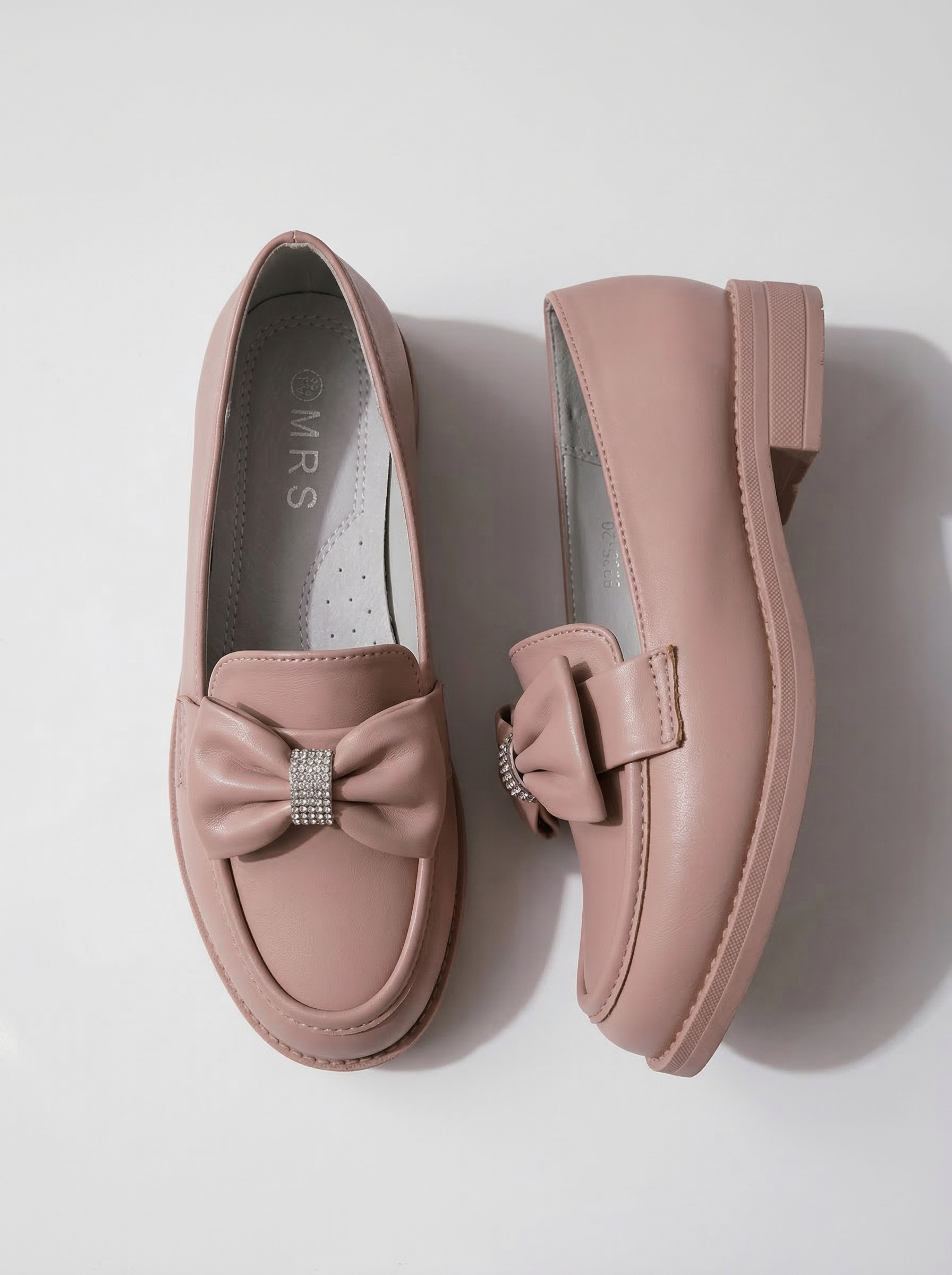 Pantofi fete roz din piele ecologica Alda2 #24621