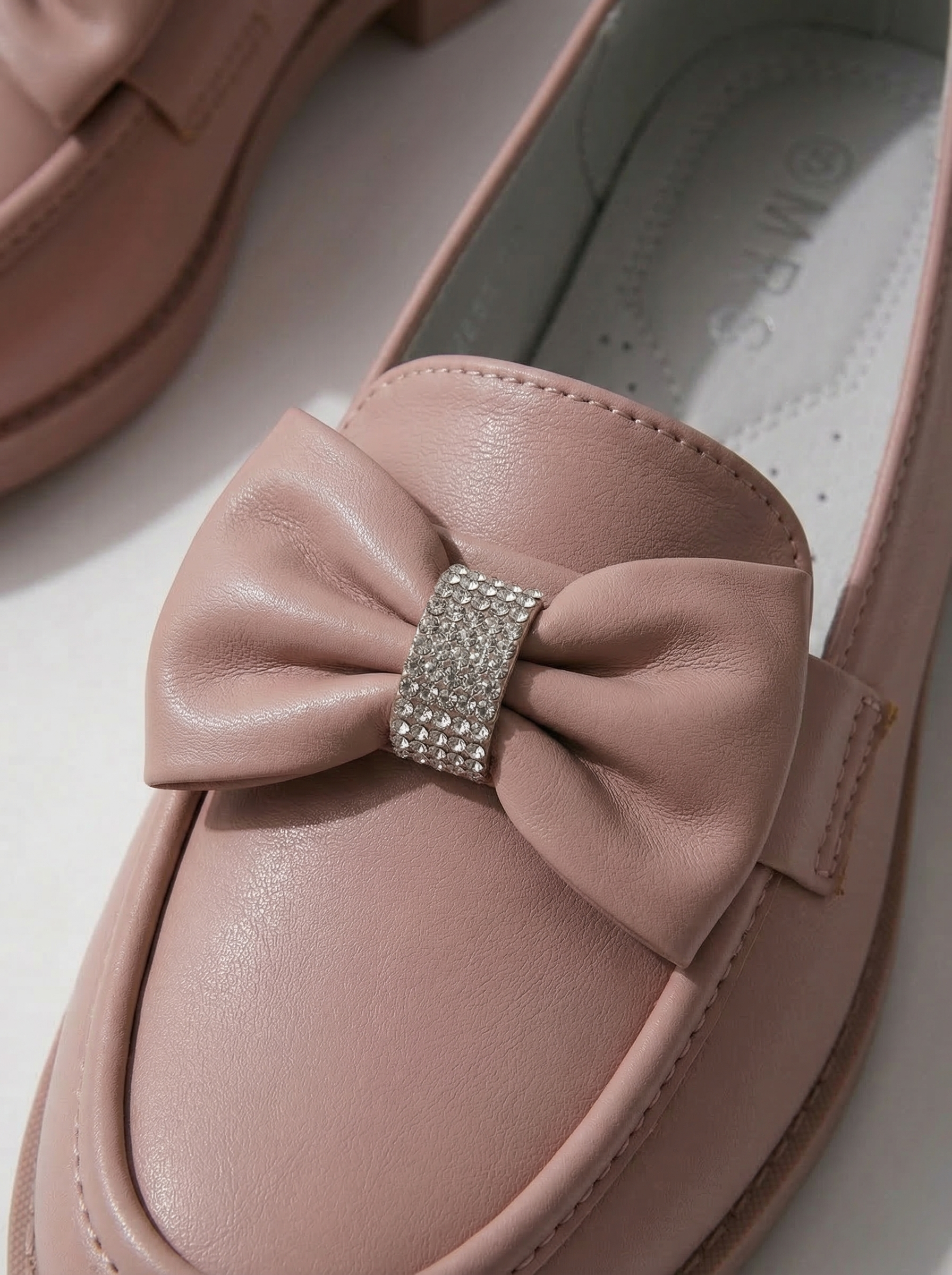 Pantofi fete roz din piele ecologica Alda2 #24621