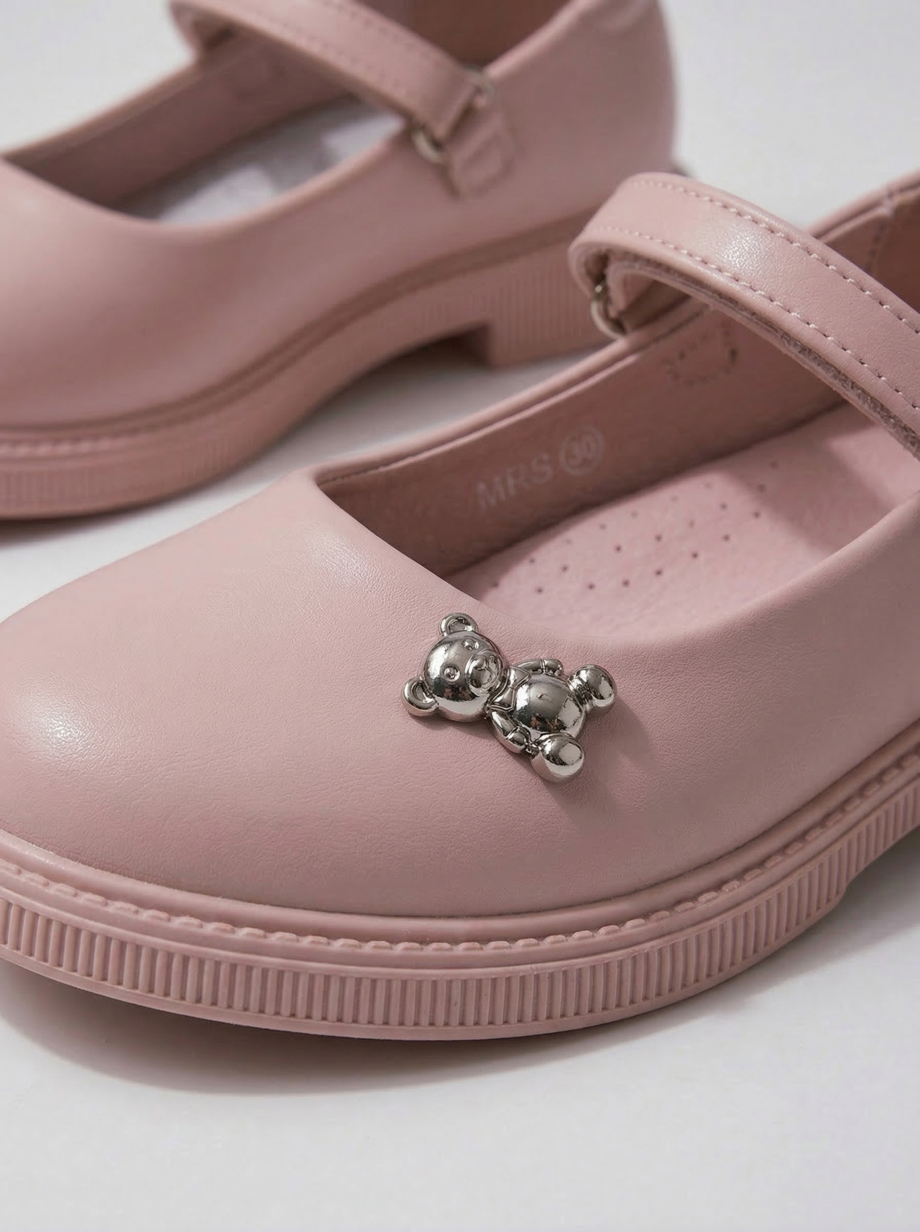 Pantofi fete roz din piele ecologica Maria2 #24634