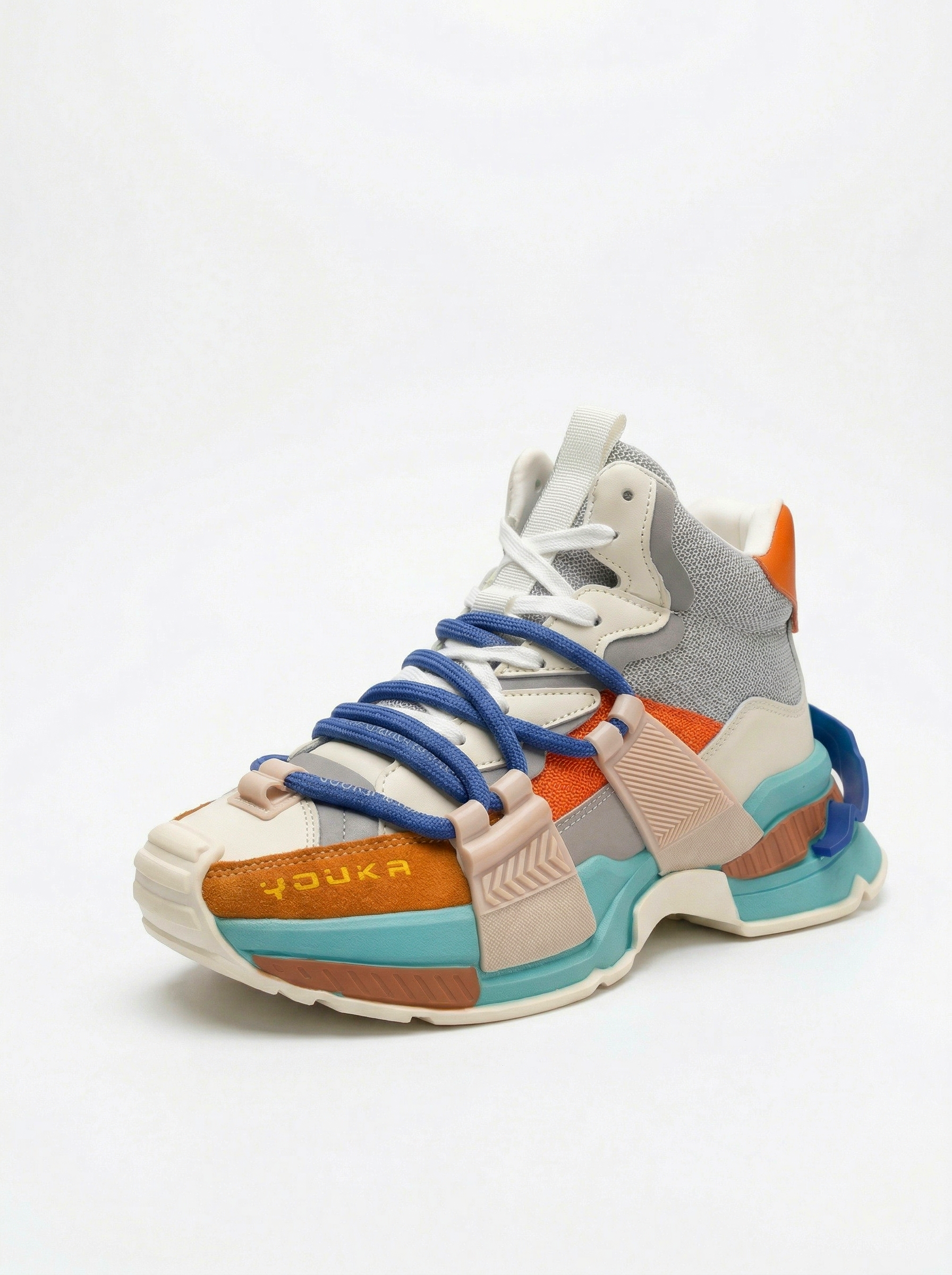 Adidasi dama portocalii din piele ecologica Nyssa #24682