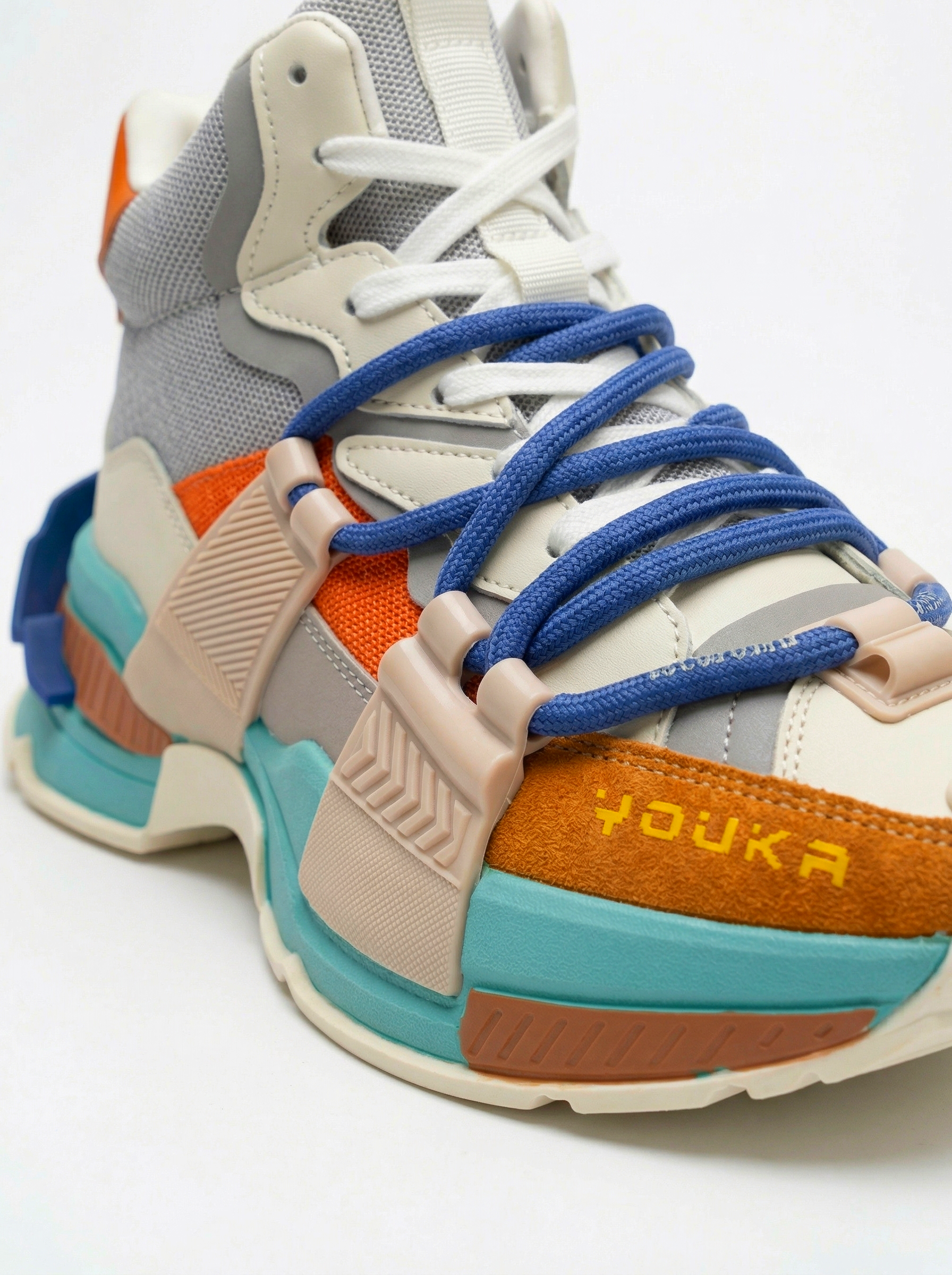 Adidasi dama portocalii din piele ecologica Nyssa #24682