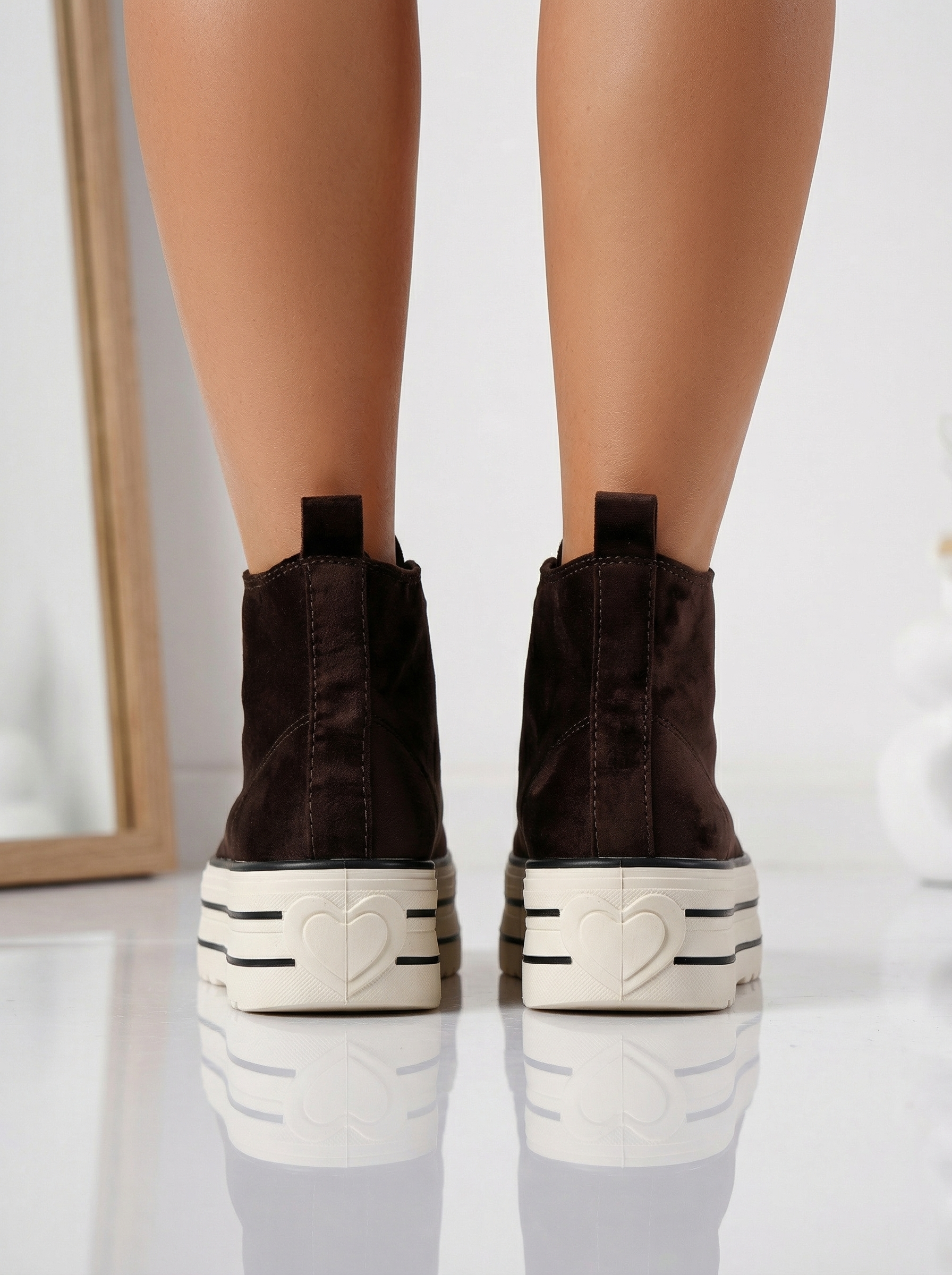 Adidasi dama maro din material textil Azura #24678