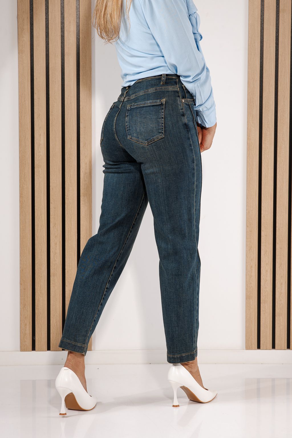 Blugi Skater Fit Dama Isara Albastri #A1436