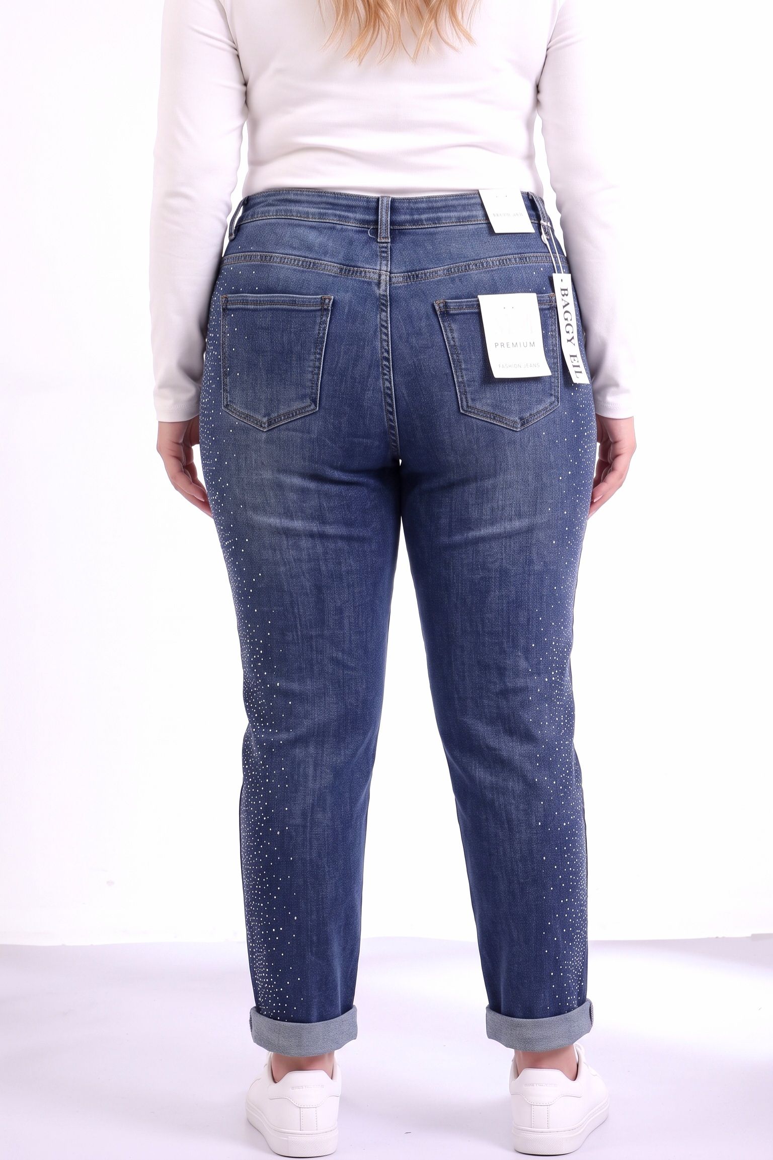 Blugi Batal Baggy Fit Dama Avia Albastri #A1460