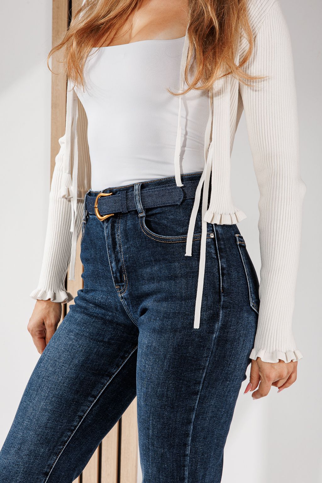 Blugi MomFit Dama Rina Albastri #A1462