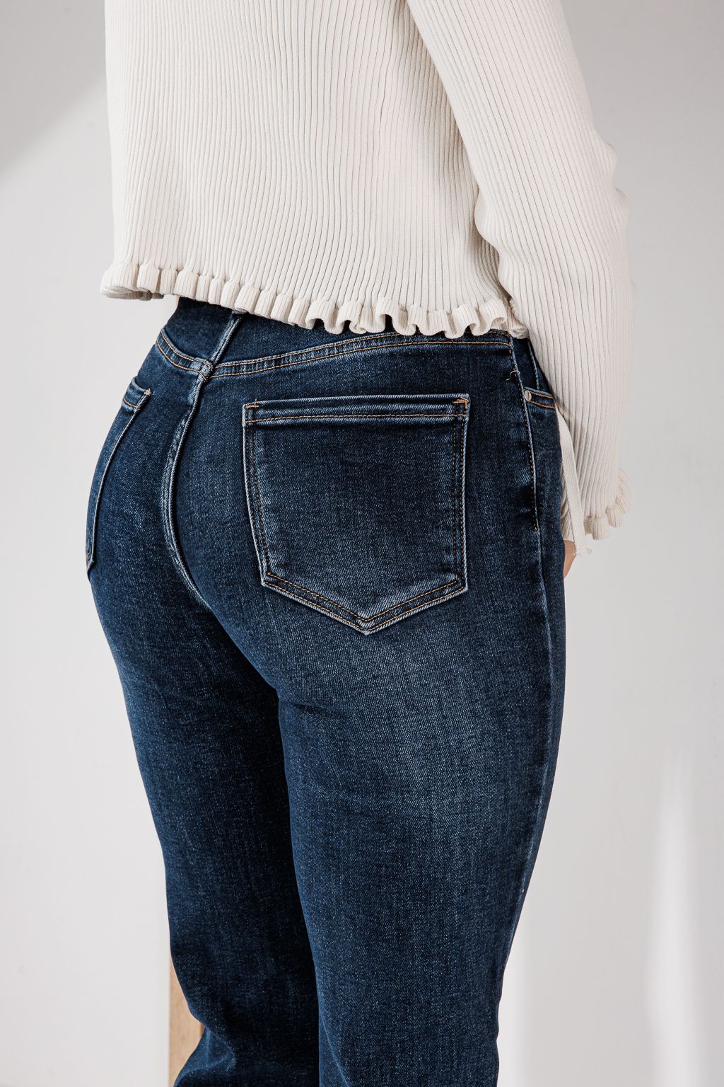 Blugi MomFit Dama Rina Albastri #A1462