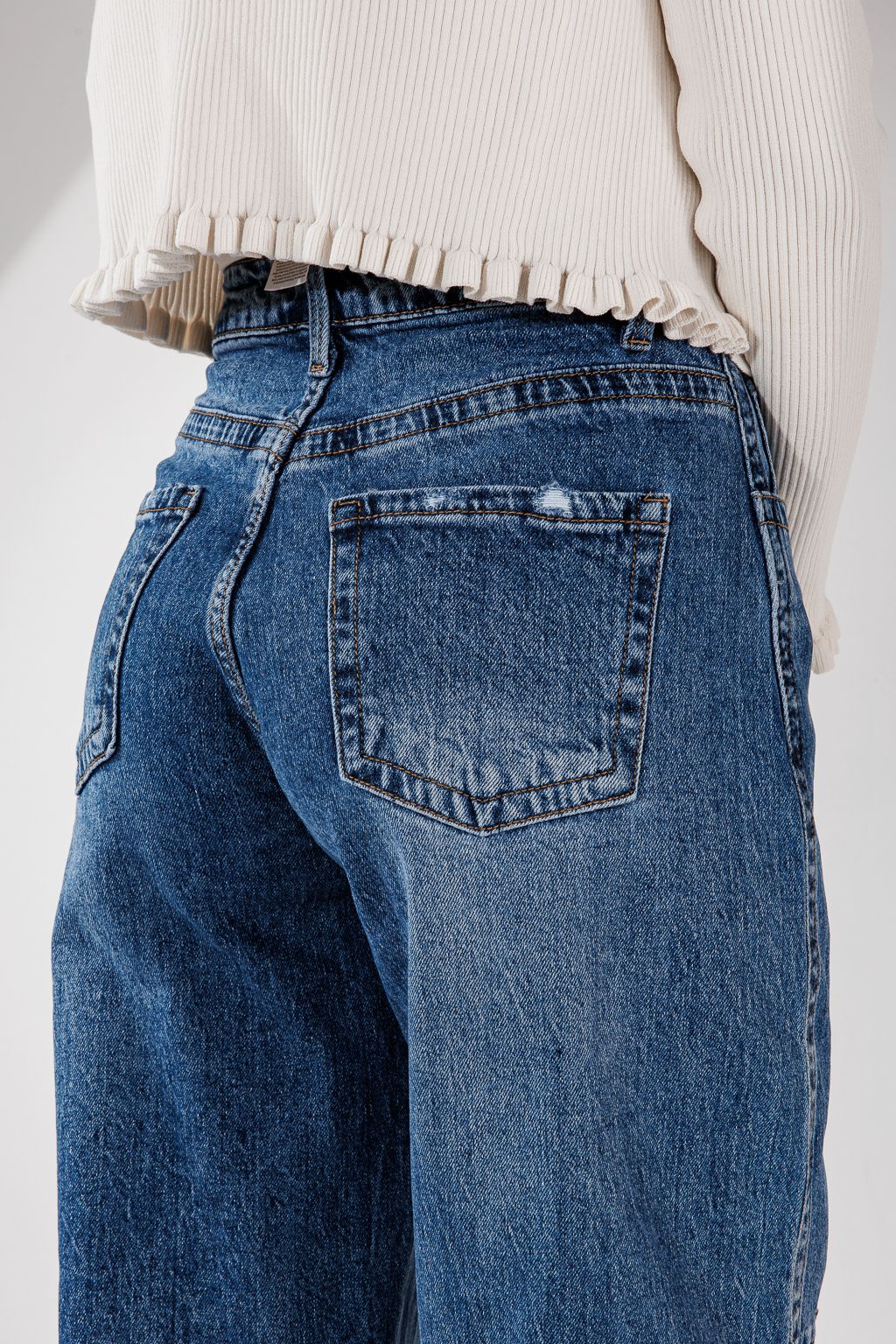 Blugi Loose  Fit Dama Noa Albastri #A1450