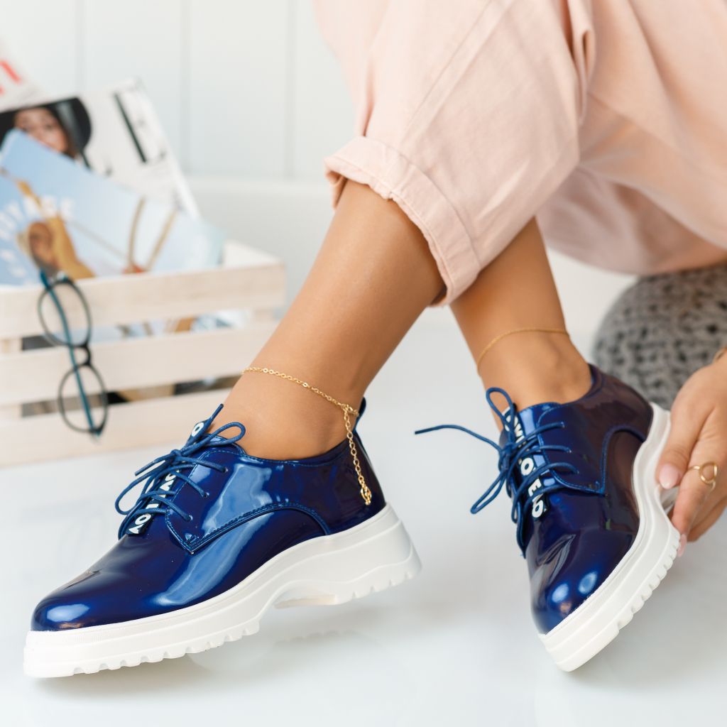 Pantofi Casual Zoella Albastru #210M