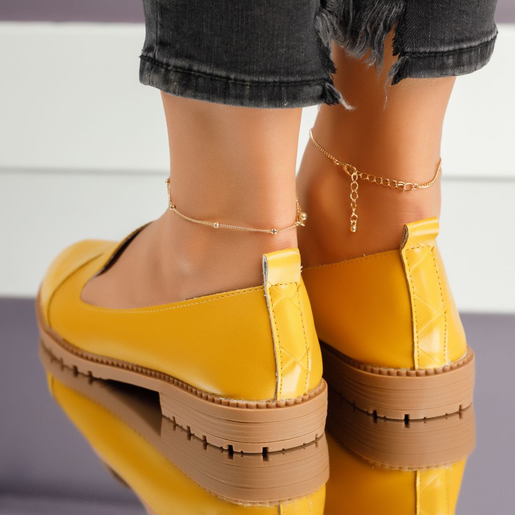 Alkalmi cipő sárga Rosalie #4711M