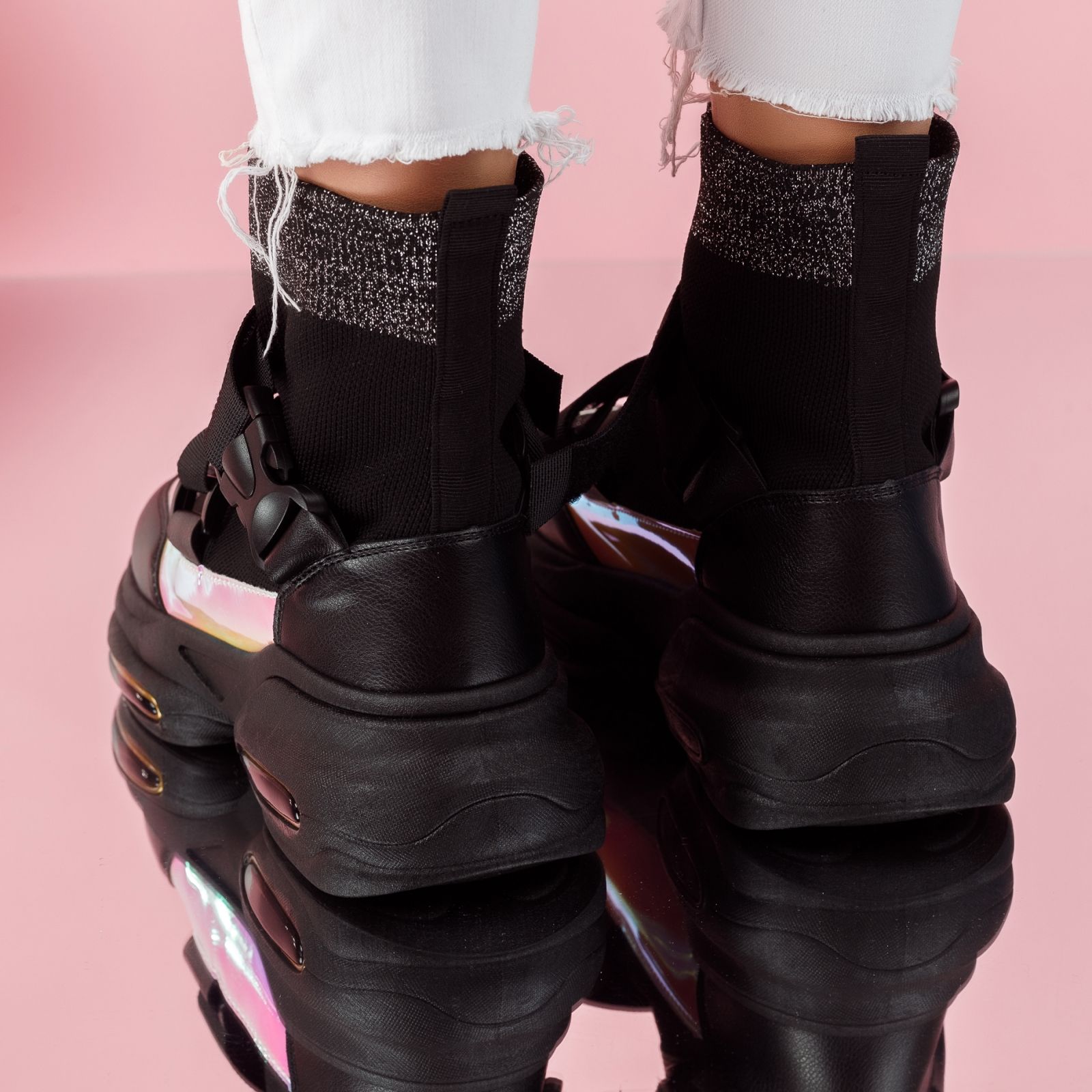 Дамски спортни обувки Rylee черен #4940M