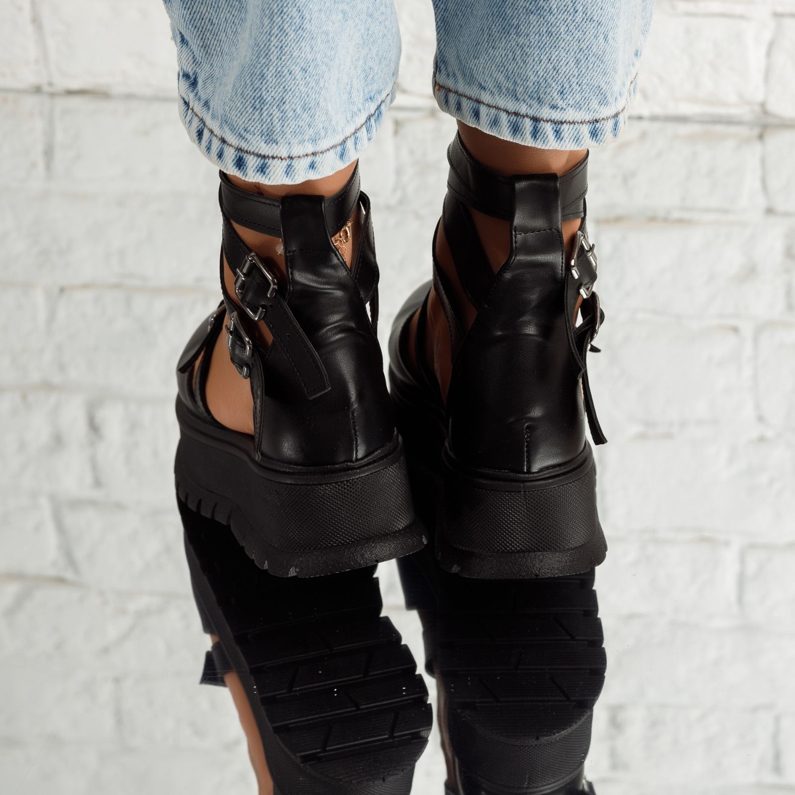 Alkalmi cipő fekete2 Luna #5074M