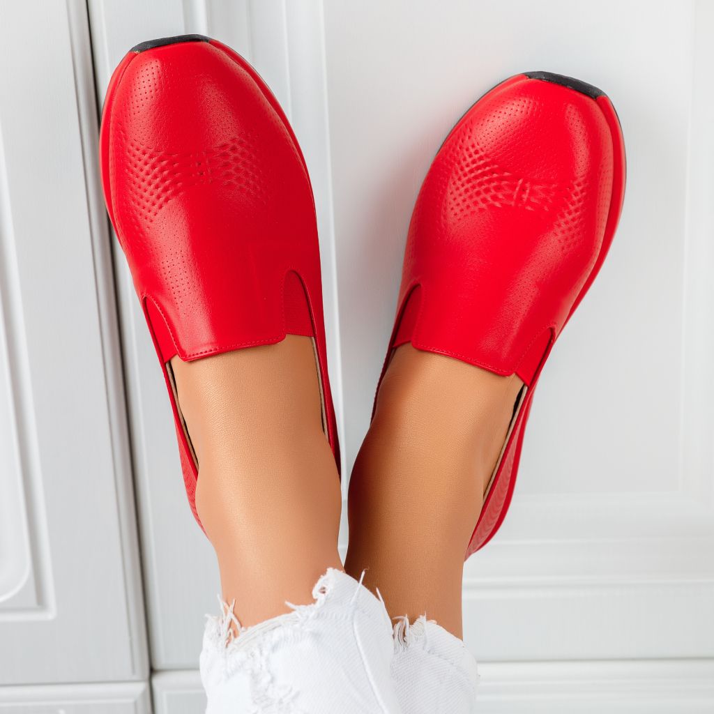 Alkalmi cipő piros Lucas #5675M