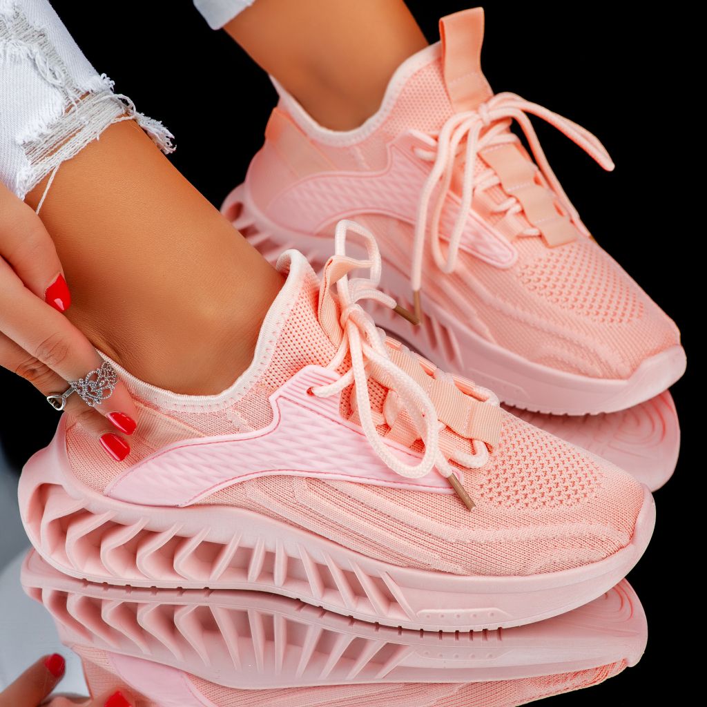 Дамски спортни обувки Otilia розово  #6471M