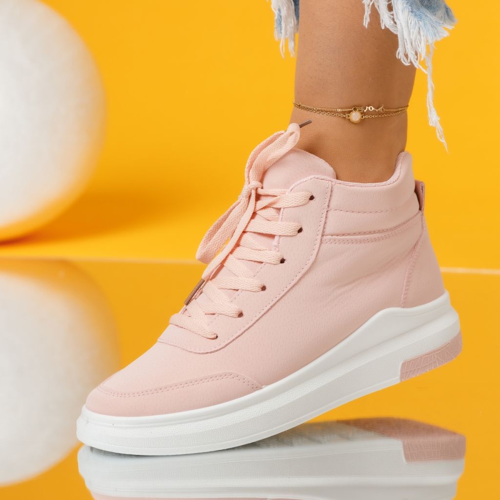 Дамски спортни обувки Carla розово #6818M