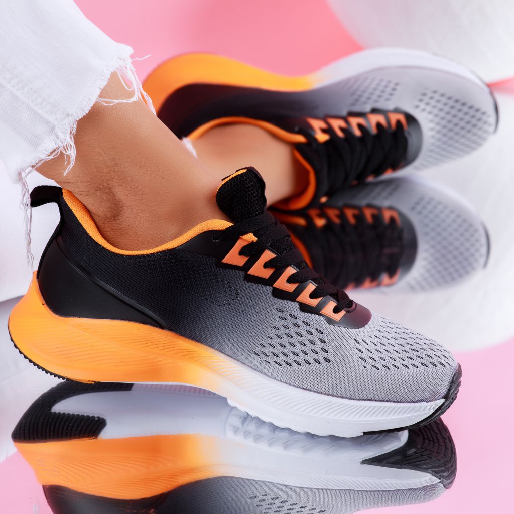 Дамски спортни обувки Tabita Оранжево #6968M