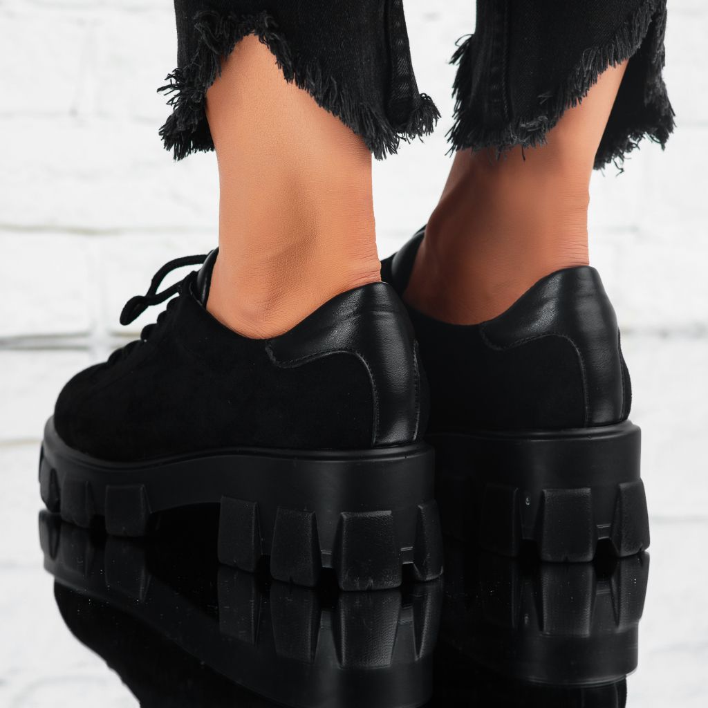 Дамски ежедневни обувки Oryn Черен #7106M