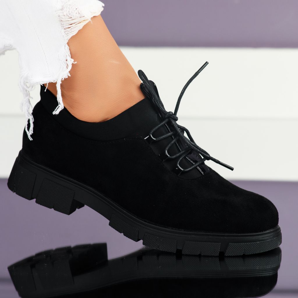 Дамски ежедневни обувки Querina Черен #7095M