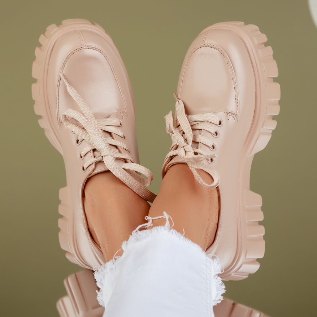 Pantofi Casual Dama Adisa Bej #7130M