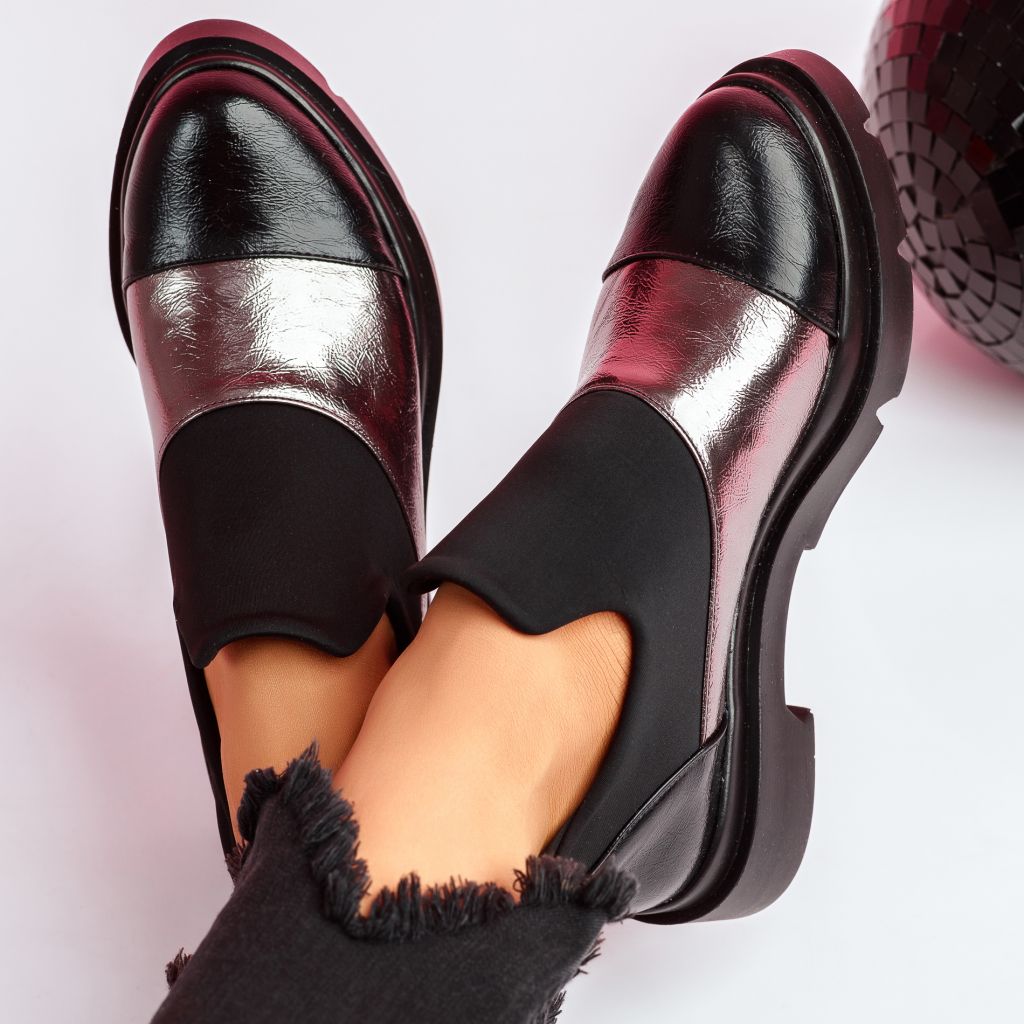Pantofi Casual Dama Browlie2 Gri #7821M