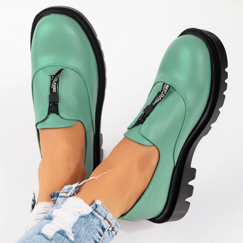 Clara Női Zöld Alkalmi Cipő #9258