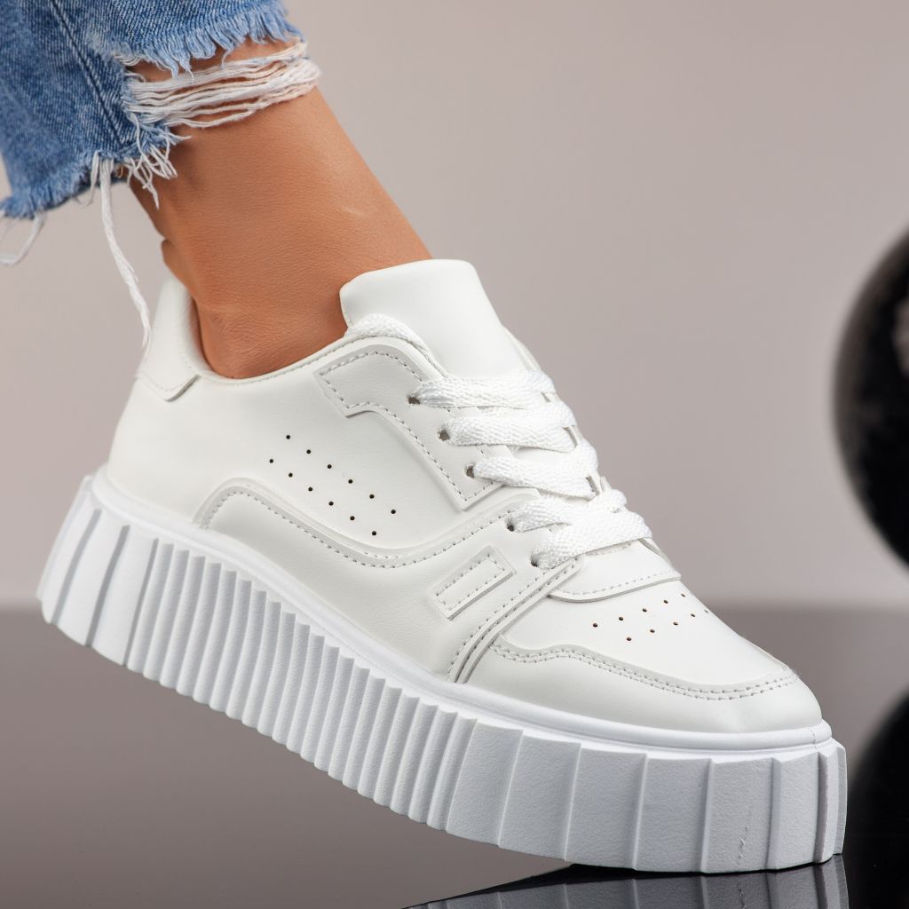 Дамски спортни обувки Ibiza Бяла #9796