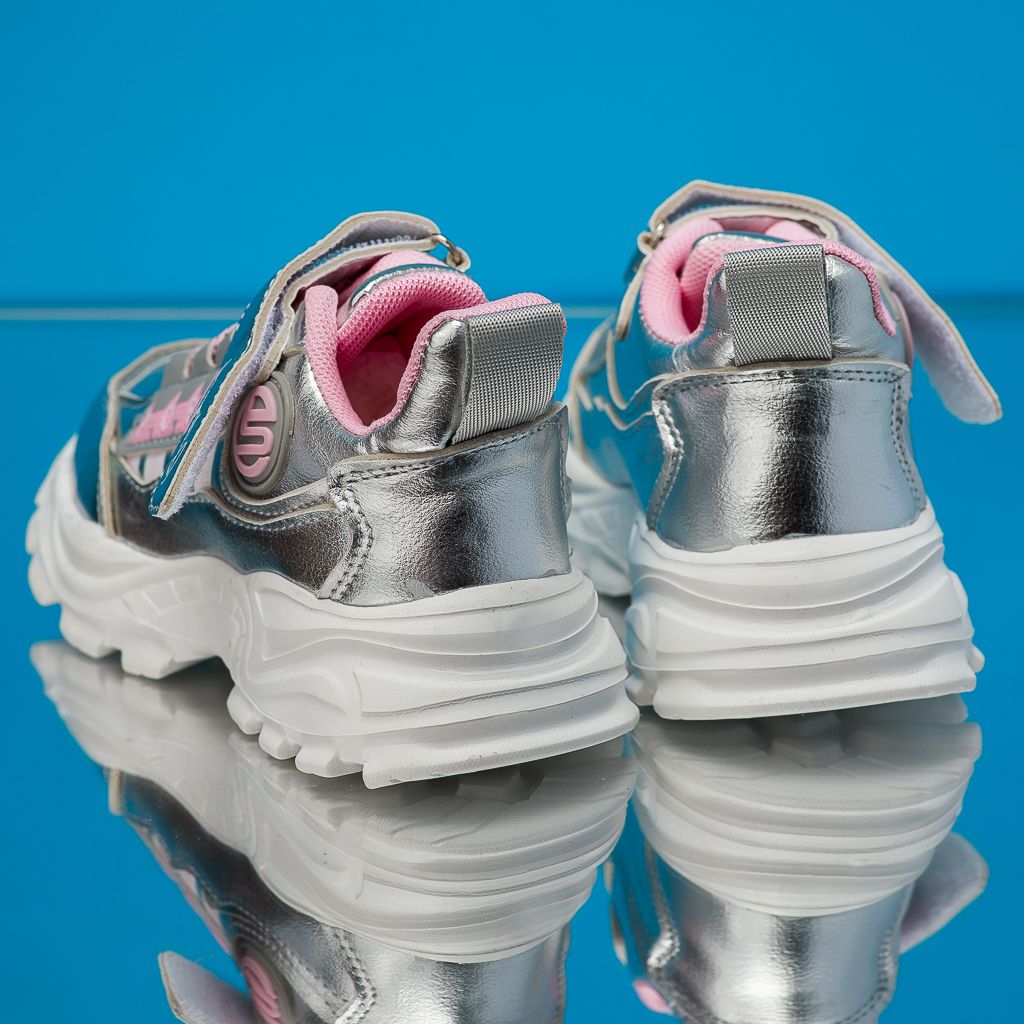 Спортни обувки за деца Uno сребро #12299