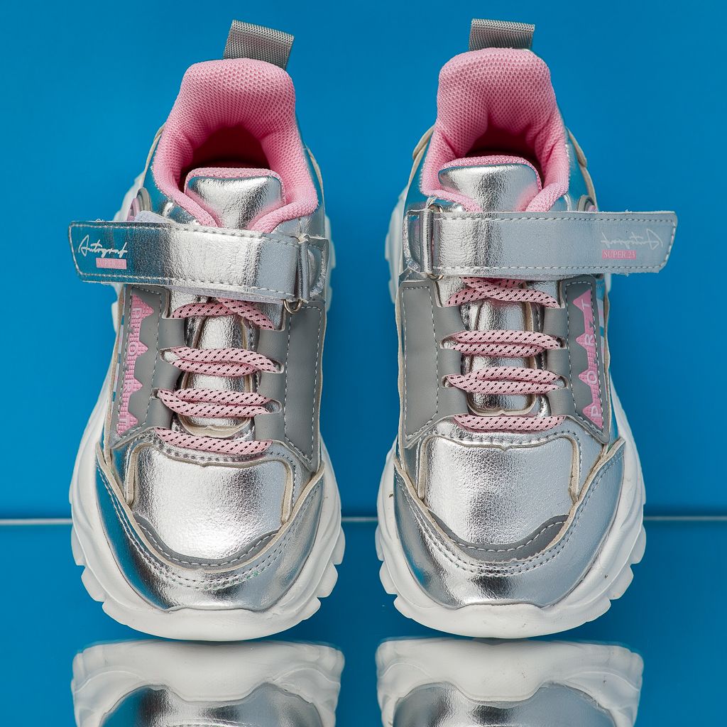 Спортни обувки за деца Uno сребро #12299