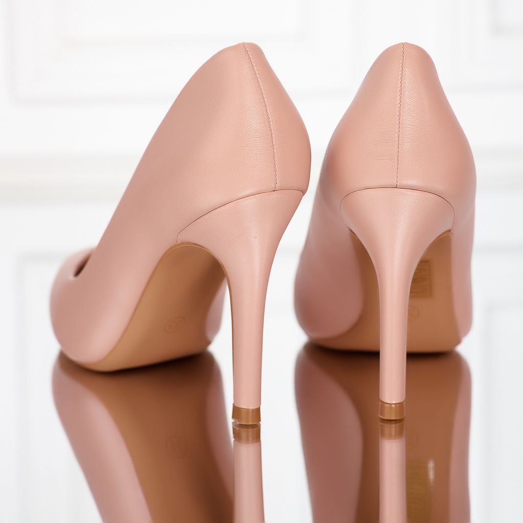 Дамски обувки с ток Suzy Розово #12377