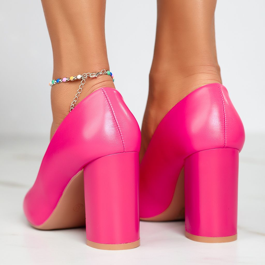 Дамски обувки с ток Vicky Фуксия #12400