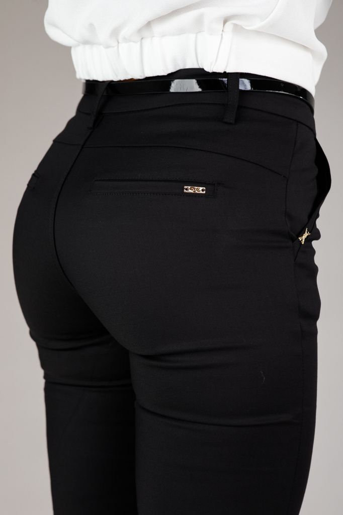 Дамски ежедневен панталон Clara черен #A291