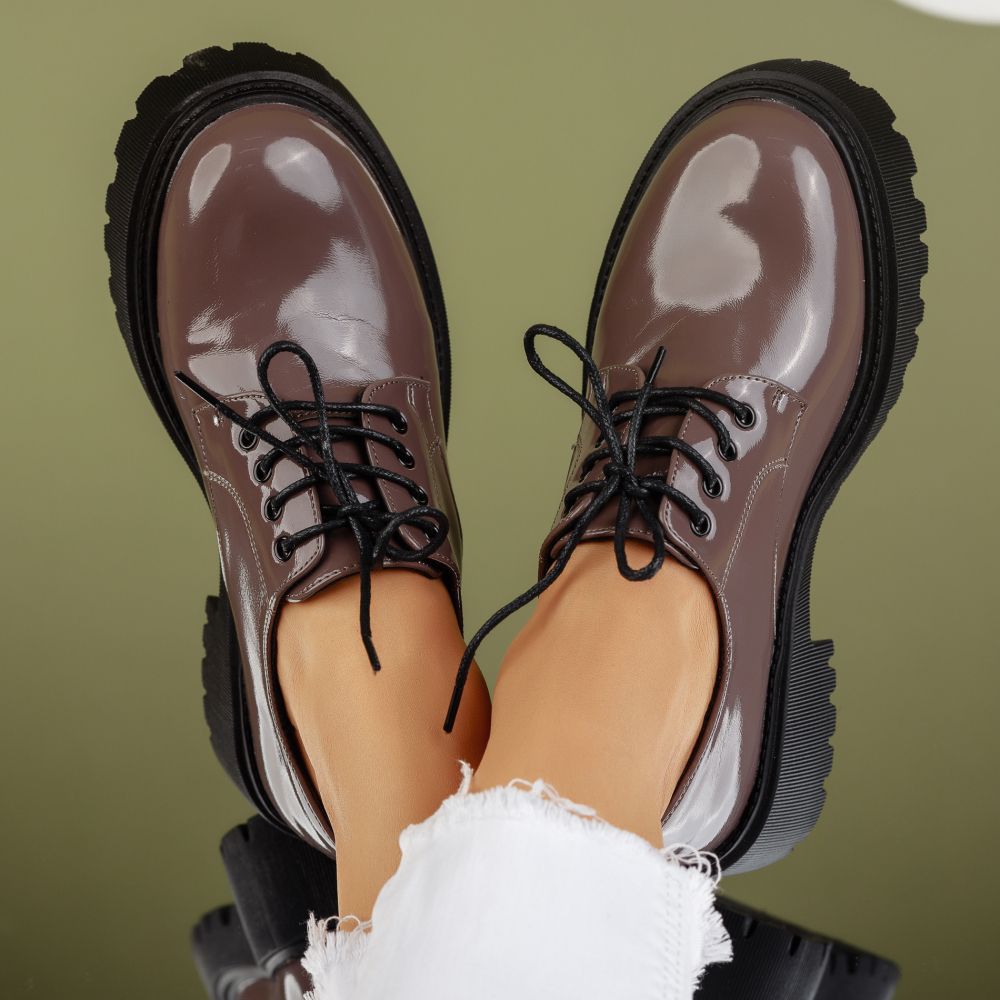 Pantofi Casual Dama Eda2 Gri #7205M OneFashionRoom-Ca imagine megaplaza.ro
