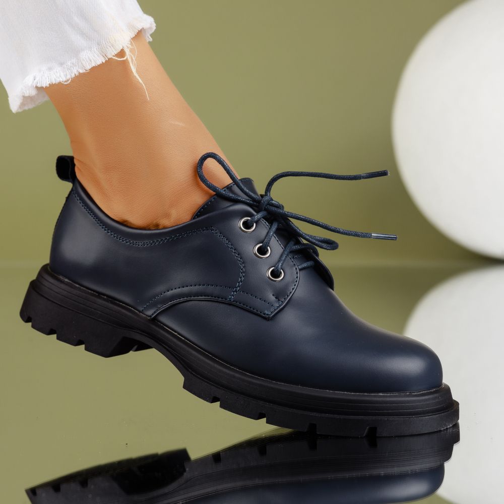 Pantofi Casual Dama Elah Albastri #7197M OneFashionRoom-Ca imagine noua
