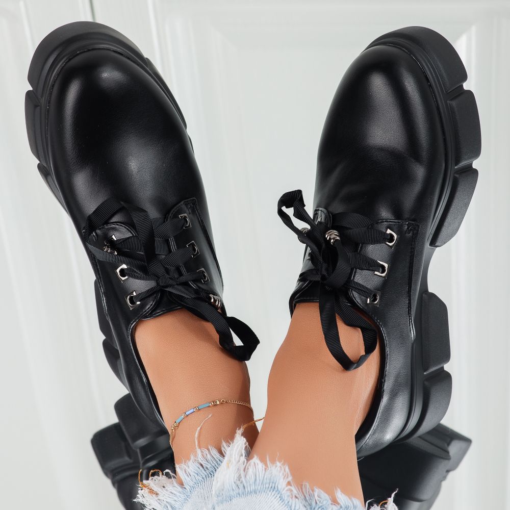 Pantofi Casual Dama Callia Negri #7368M OneFashionRoom-LS imagine megaplaza.ro