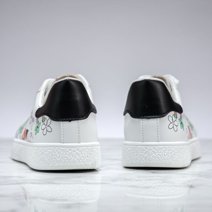 Дамски спортни обувки Skyler Бяло/черен #13737