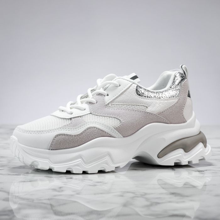Дамски спортни обувки Hunter Бяло #13689